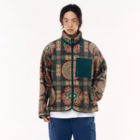 NWOT Sundae School Lotus Dancheong Fleece - Picture 1 of 4